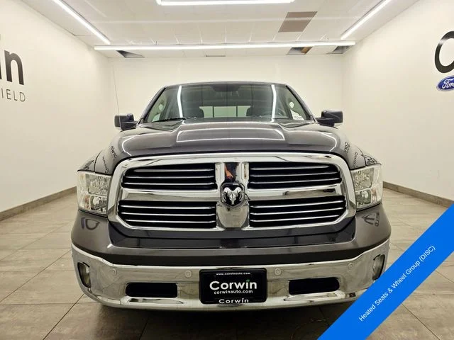Used 2017 Granite Crystal Clearcoat Metallic Ram Big Horn image 8