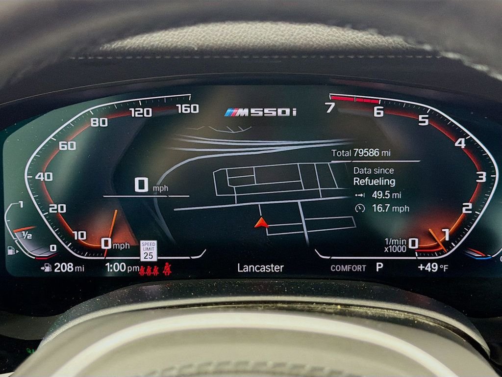 Used 2021 Carbon Black Metallic BMW M550i xDrive image 13