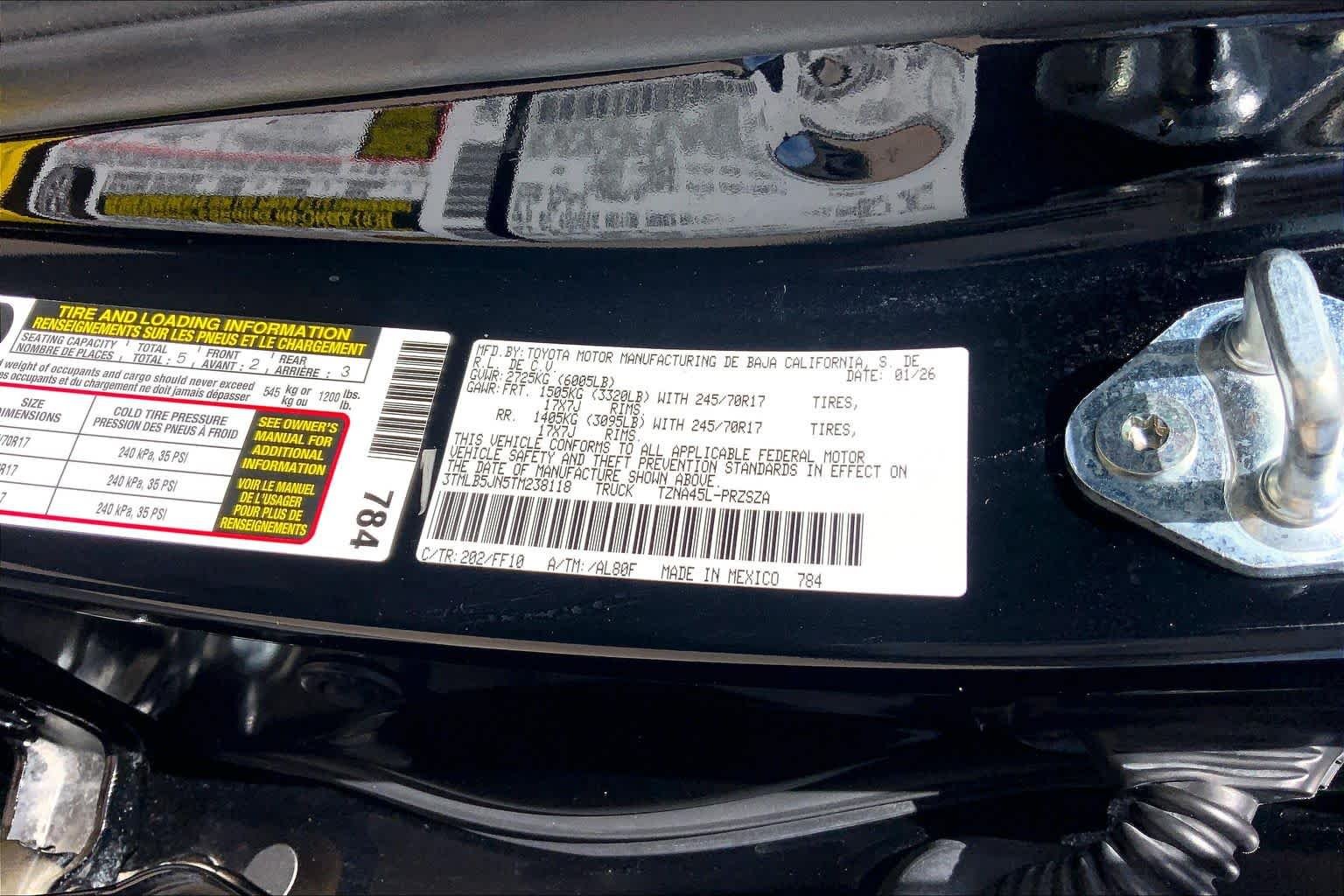 Used 2026 Black Toyota SR5 image 33