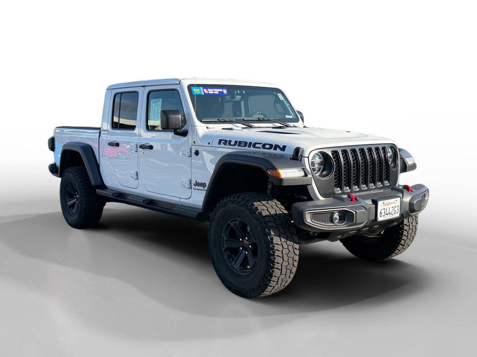 Used 2021 Bright White Clearcoat JEEP Rubicon image 7