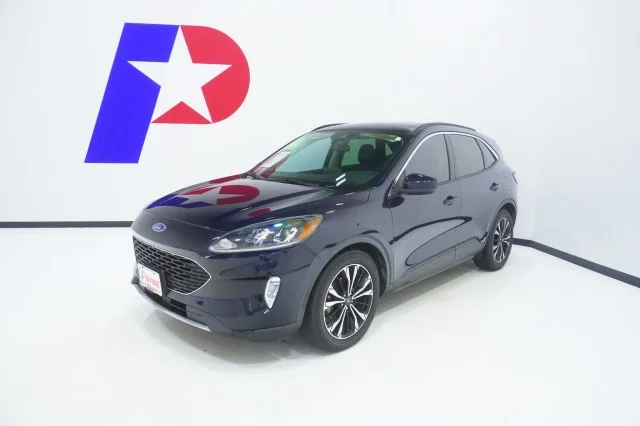 Used 2021 BLUE Ford SEL image 1