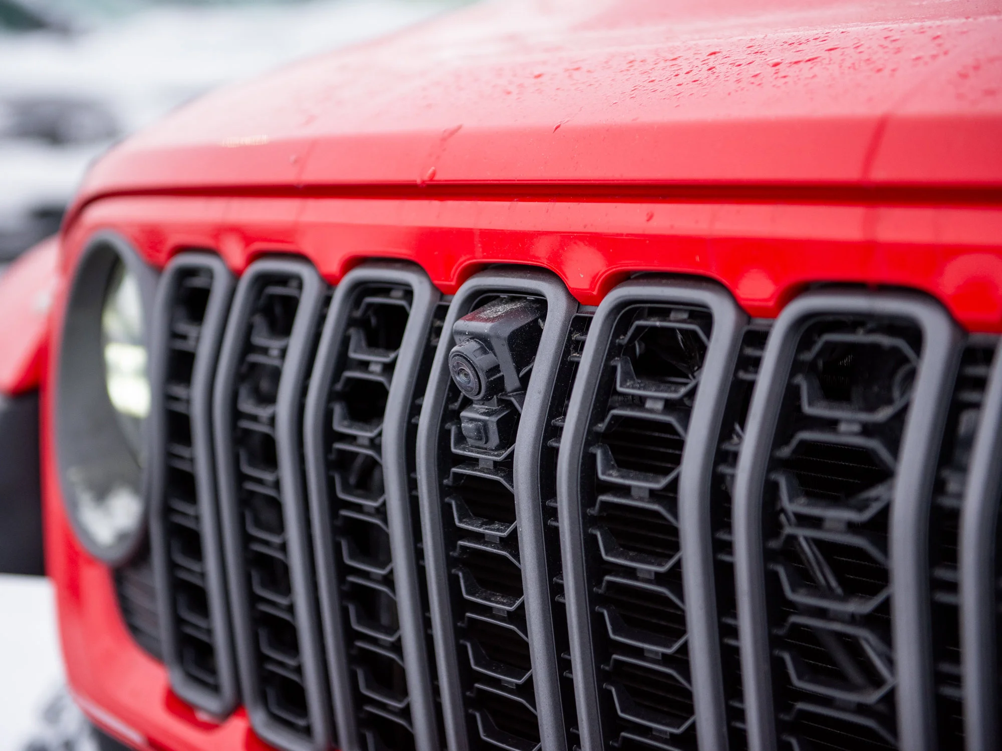 New 2026 Red Jeep Rubicon X*, 35 Inch Tires, Steel Bumpers, Nappa Leather image 2