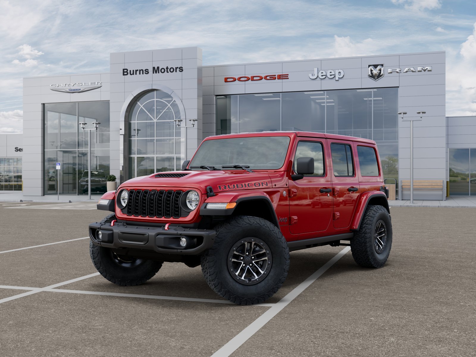 New 2026 Firecracker Red Clear-Coat Exterior Paint Jeep Rubicon X 4-Door image 27