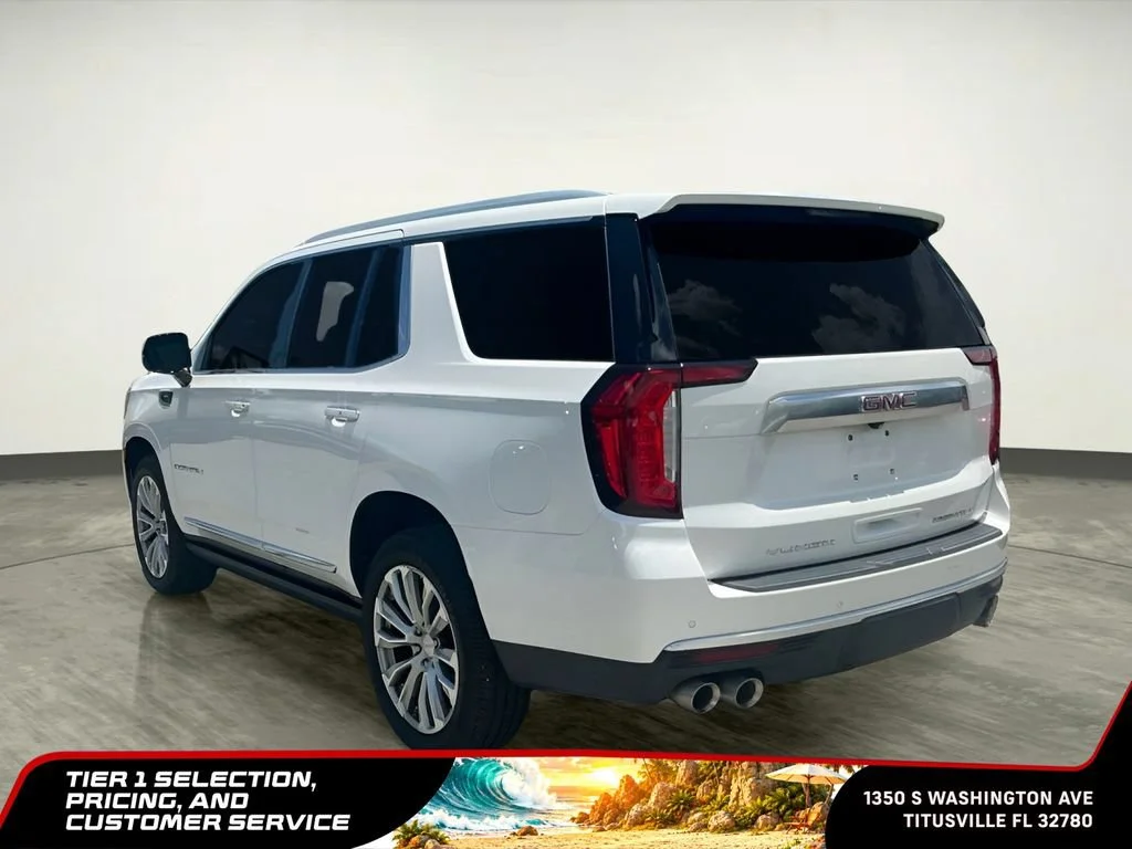 Used 2022 White Frost Tricoat GMC Denali image 5