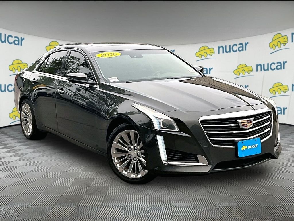 Used 2016 Phantom Gray Metallic Cadillac 3.6L Luxury image 1