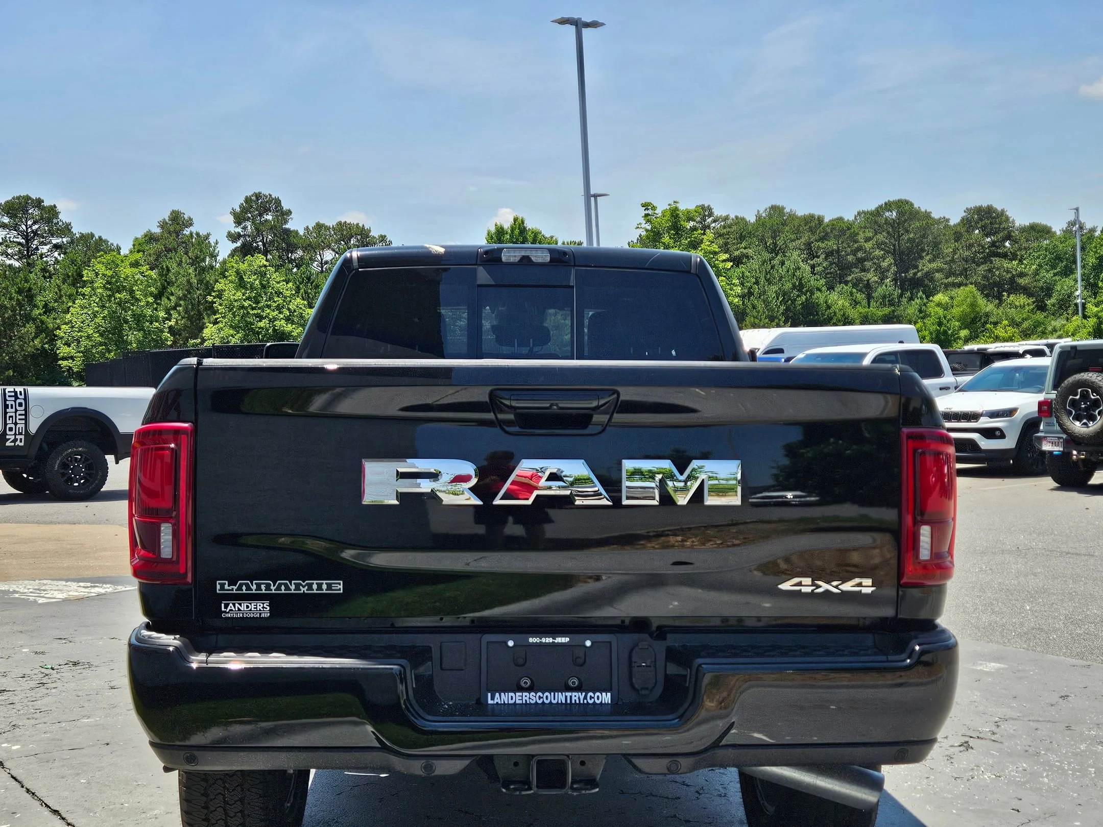 New 2026 Diamond Black Crystal Pearlcoat Ram Laramie image 6