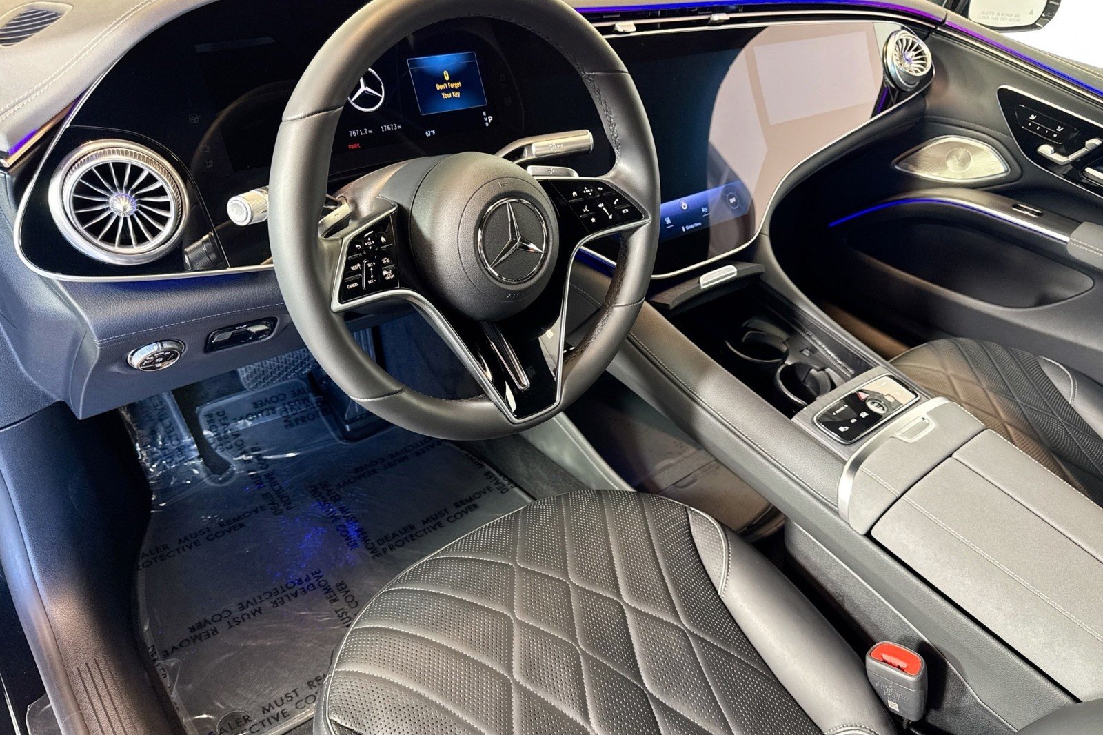 Certified Used 2023 Obsidian Black Metallic Mercedes-Benz EQS 580 4MATIC® Sedan image 9