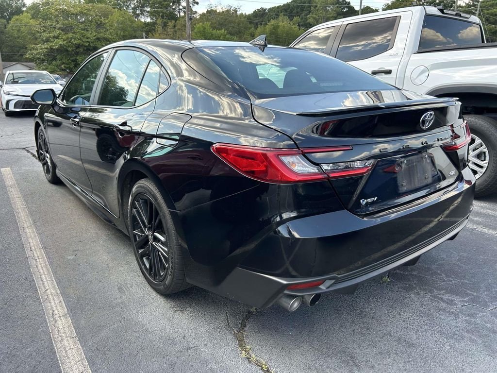 Used 2025 Black Toyota SE image 2