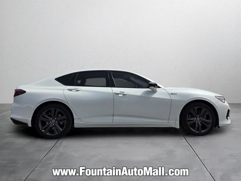 Used 2023 Platinum White Pearl Acura FWD W/A-SPEC PACKAGE image 5