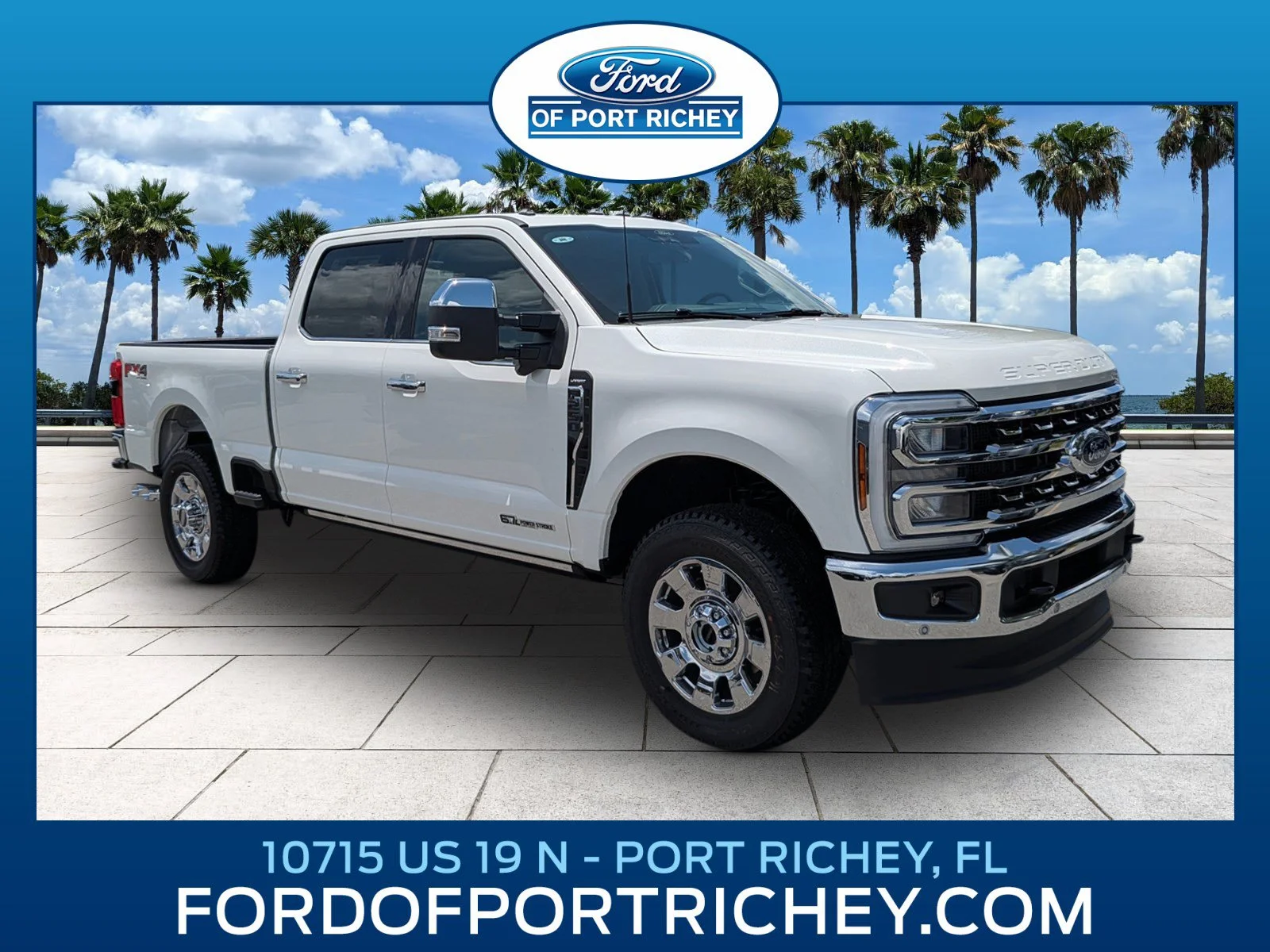 New 2026 Star White Metallic Tri-Coat Ford F-250® Lariat® image 1