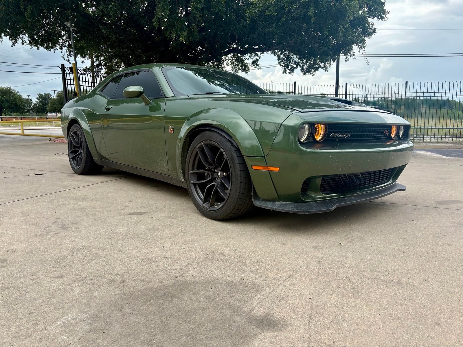 Certified Used 2022 Green Dodge R/T Scat Pack Widebody image 1