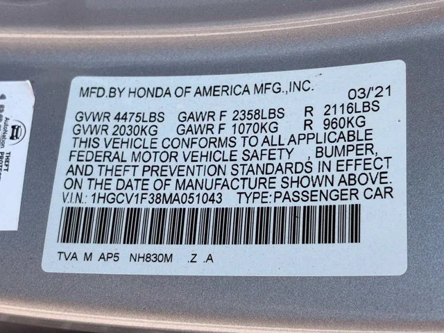 Used 2021 Silver Honda Sport image 16