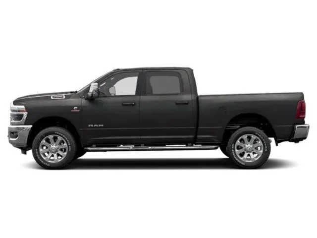 New 2026 Diamond Black Crystal Pearl-Coat Exterior Paint RAM Laramie Crew Cab 4x4 6