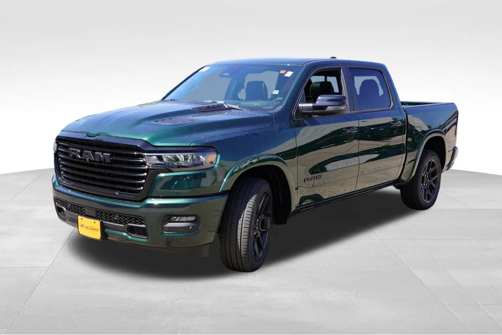 New 2027 Serrano-Green Metallic Exterior Paint RAM Laramie image 7