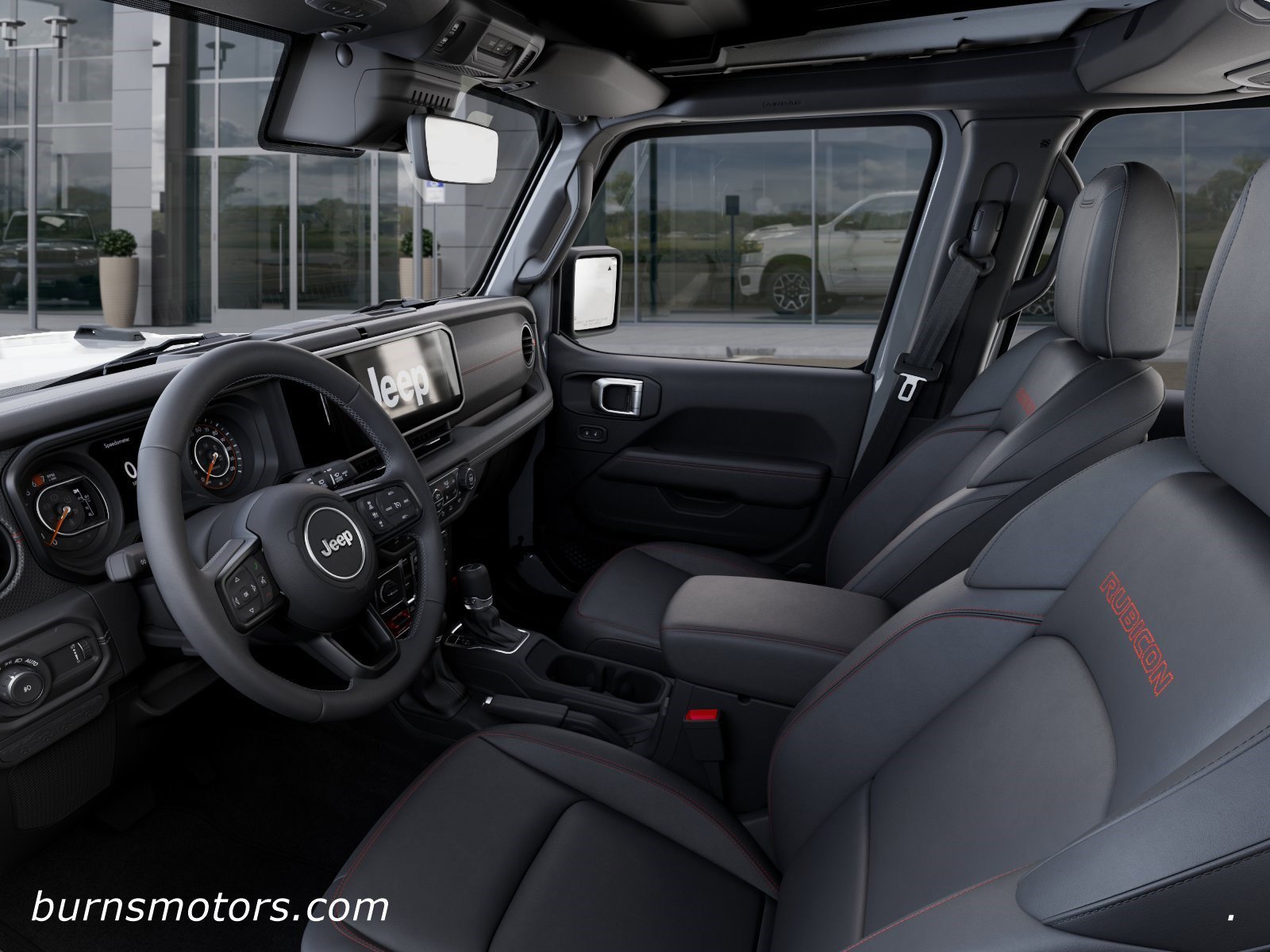 New 2026 Bright White Clear-Coat Exterior Paint Jeep Rubicon X 4-Door image 22