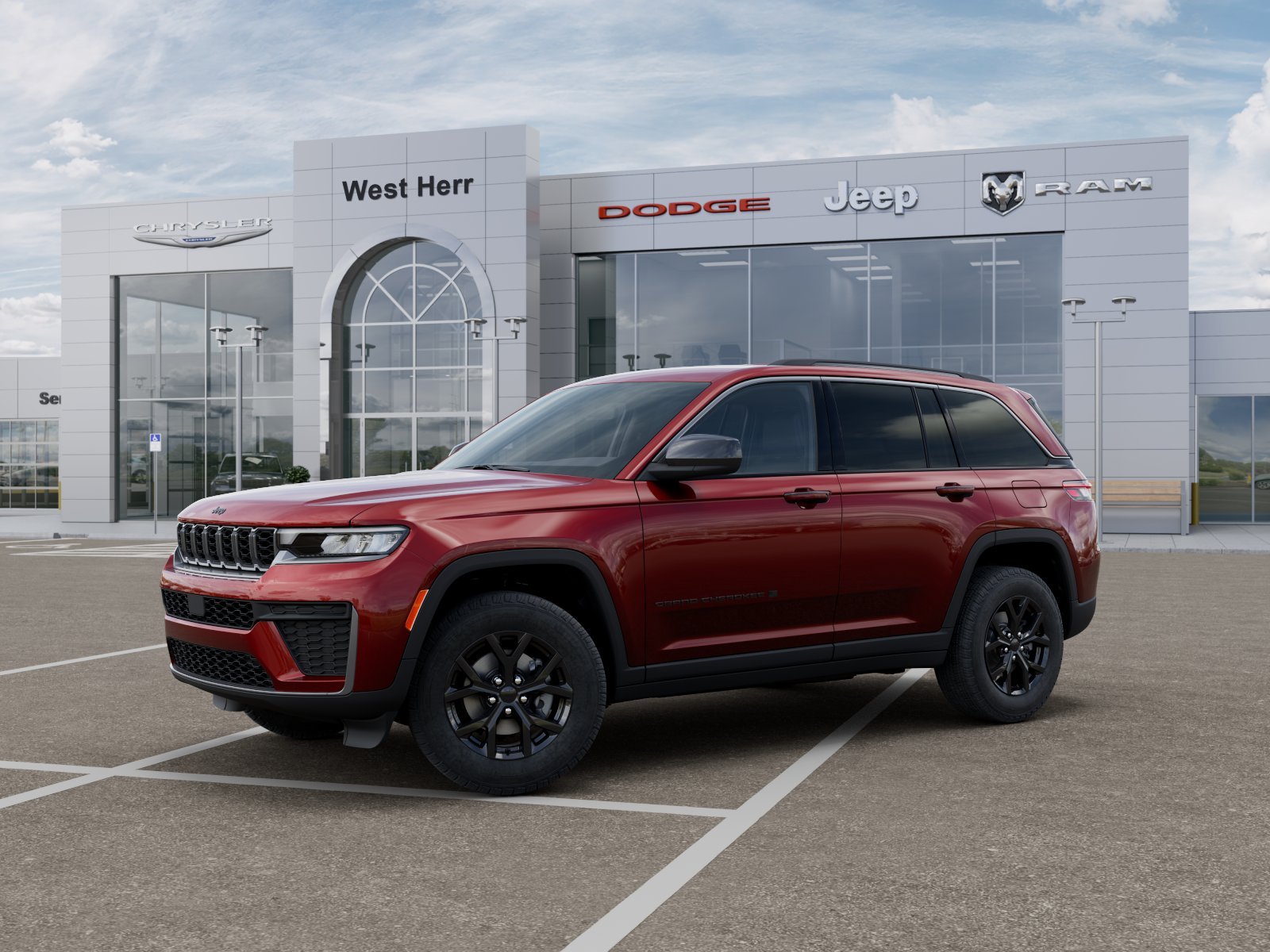 New 2026 Velvet Red Pearl-Coat Exterior Paint Jeep Laredo Altitude image 28