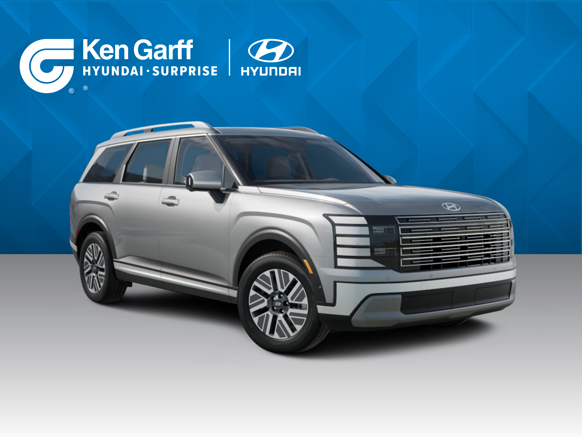 New 2027 Shimmering Silver Hyundai Blue SEL Premium 7P image 7
