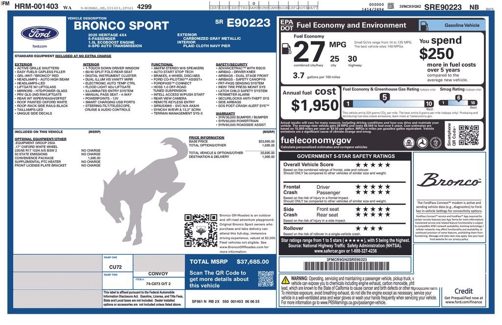 2025 Ford Bronco Sport Heritage - Photo 2