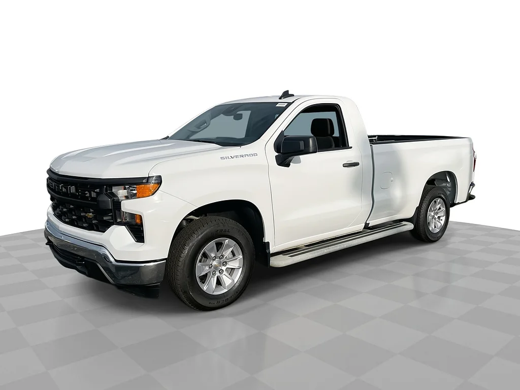 Used 2025 Summit White Chevrolet Work Truck image 1