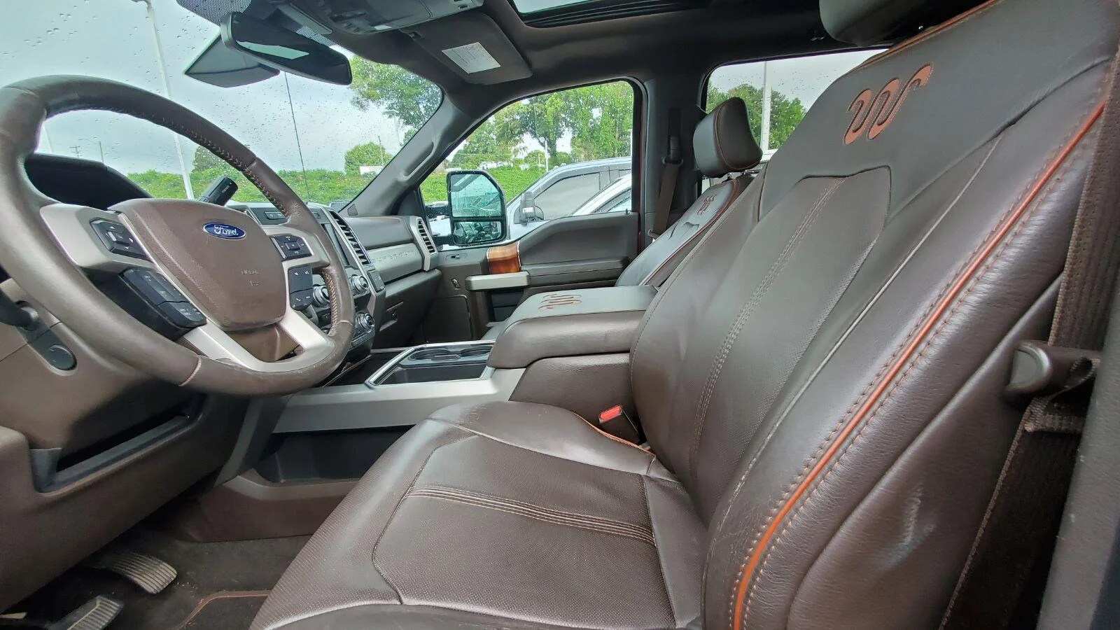Used 2017 Ruby Red Metallic Ford Lariat image 3