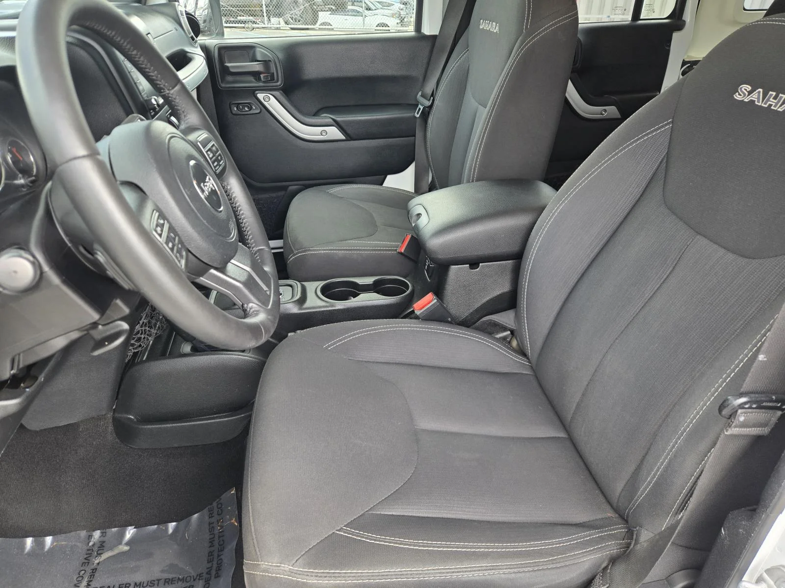 Used 2018 Bright White Clearcoat Jeep Sahara 4x4 image 18