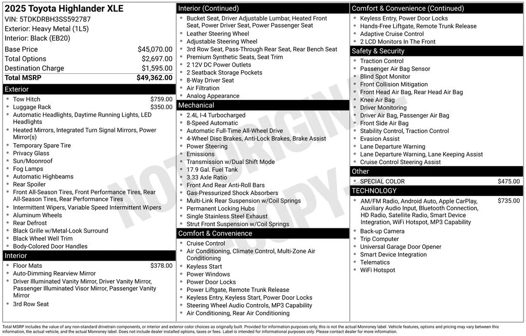 Used 2025 Silver Toyota XLE image 23