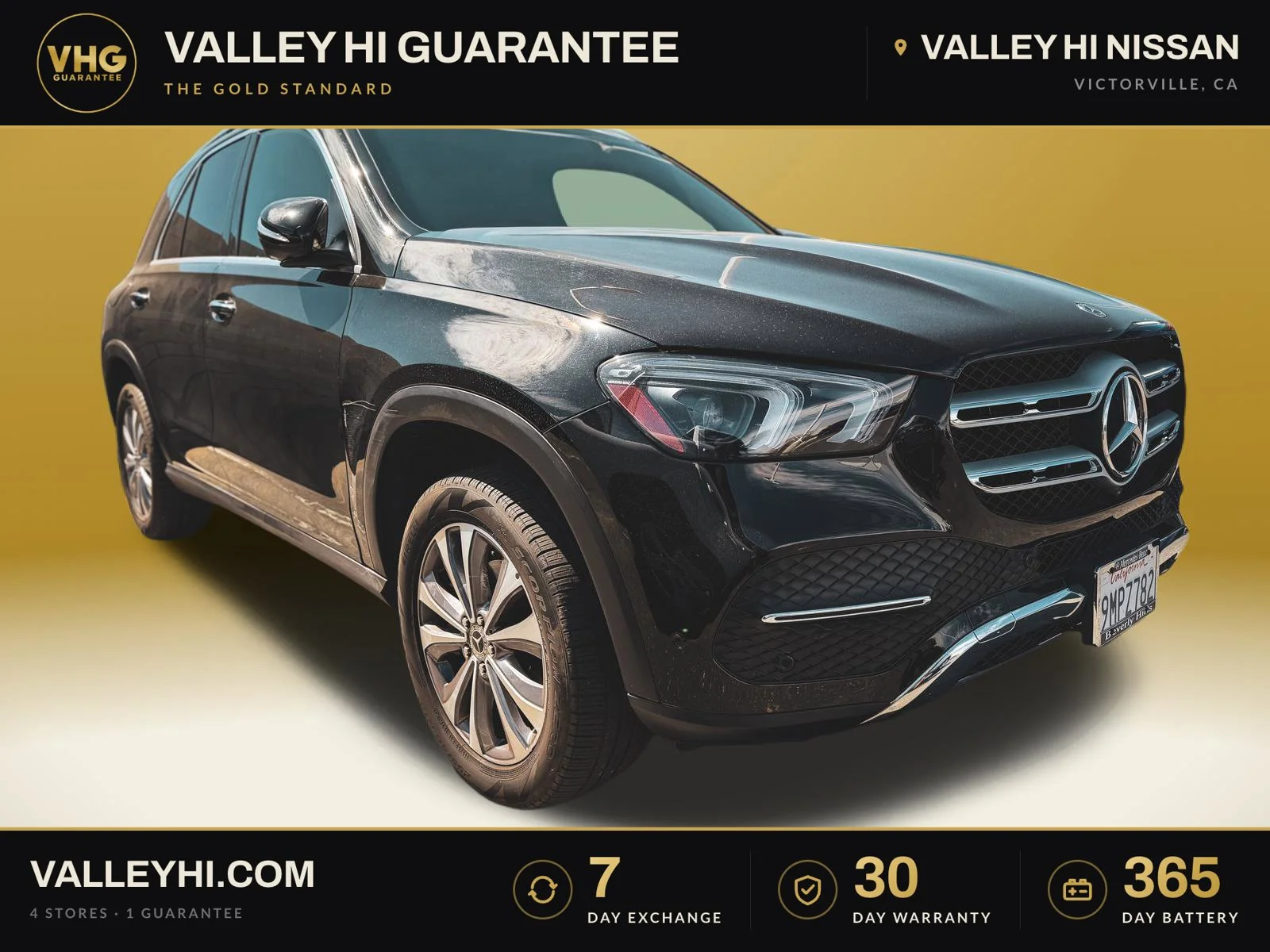 Used 2022 Black Mercedes-Benz GLE 350 image 1