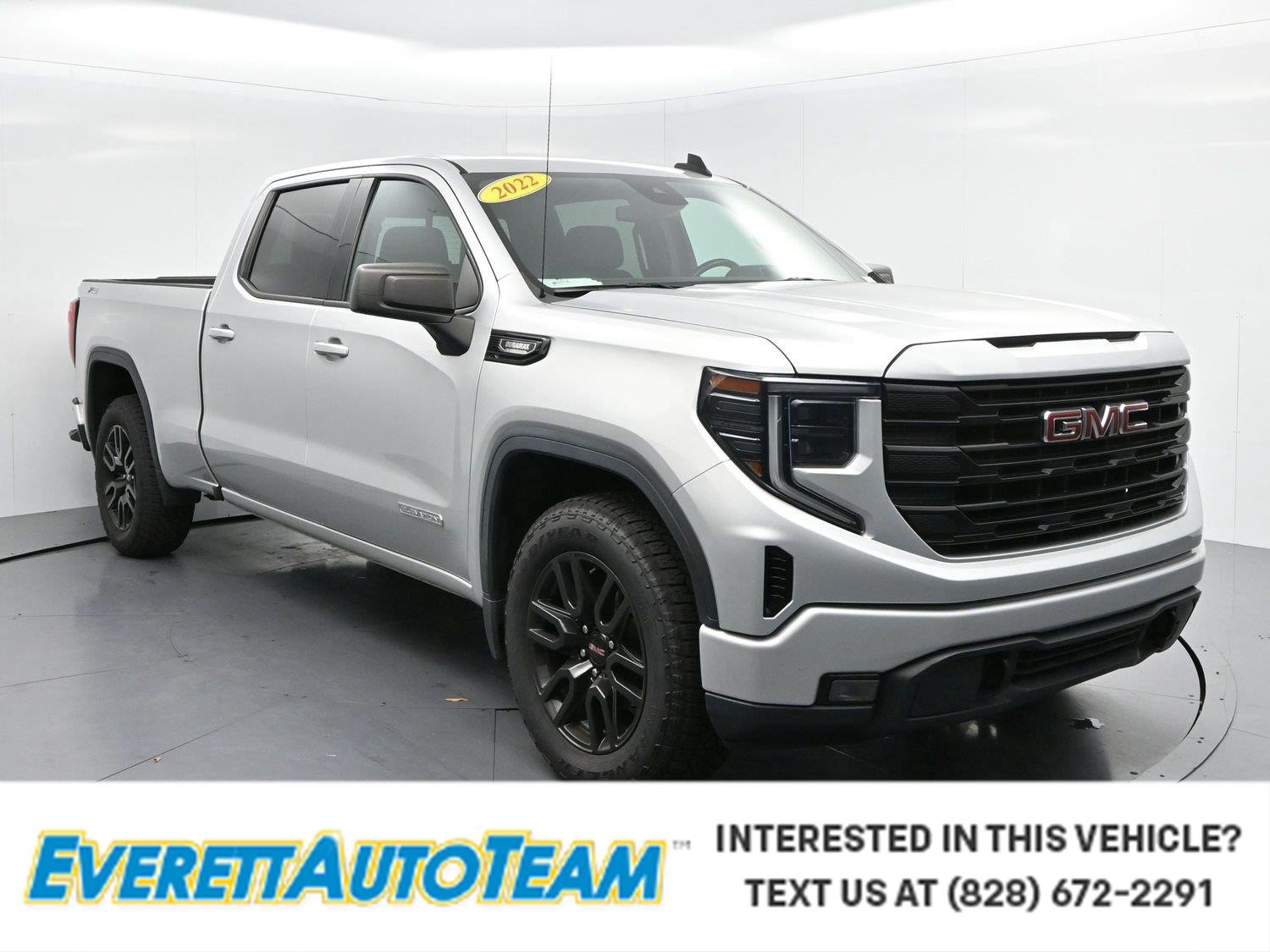 Quicksilver Metallic 2022 GMC Sierra 1500 Pickup Truck Four-Wheel Drive Automatic