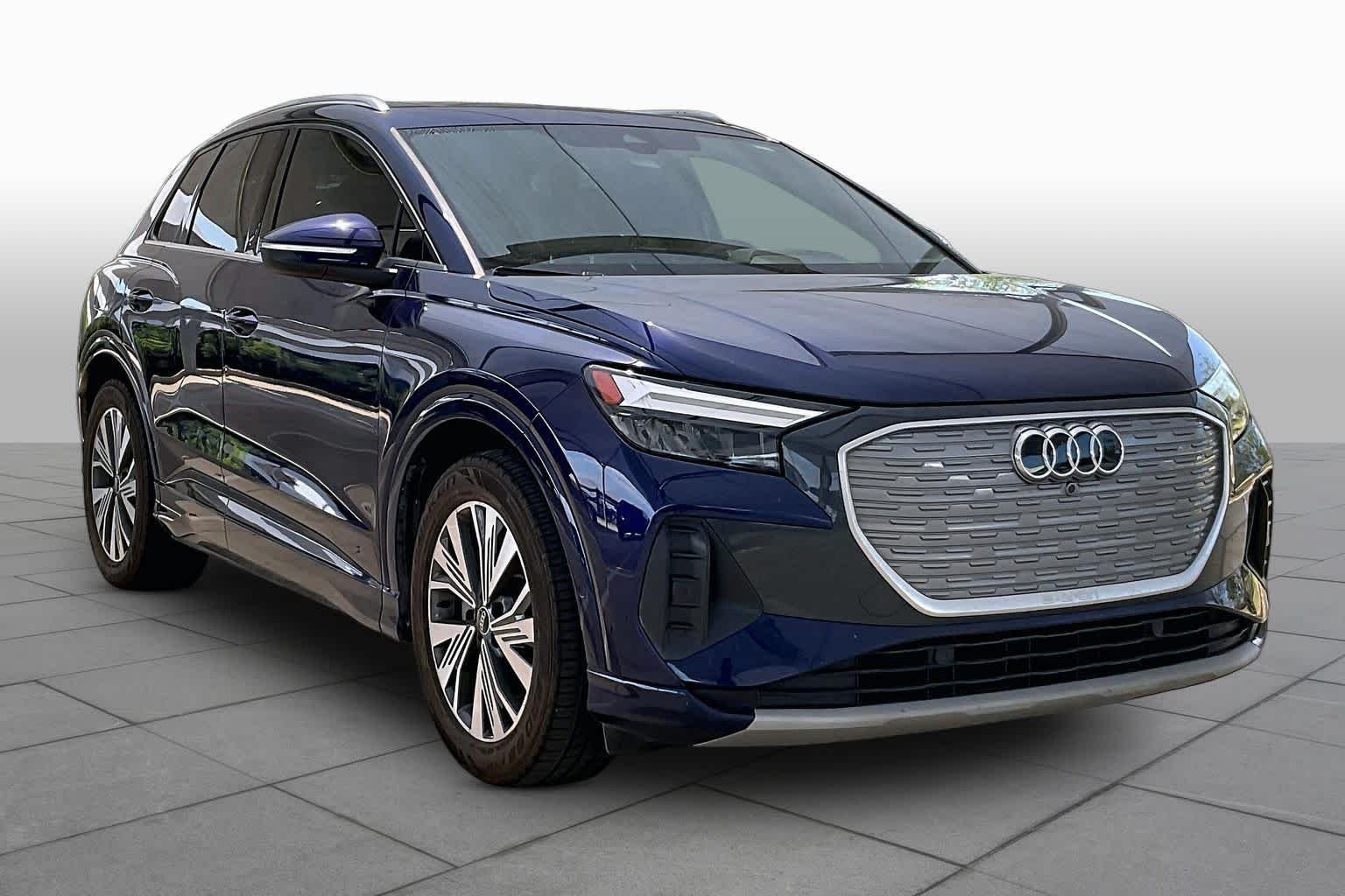 Used 2023 Audi Q4 e-tron Premium Plus with VIN WA1BCBFZ5PP016417 for sale in Rockwall, TX