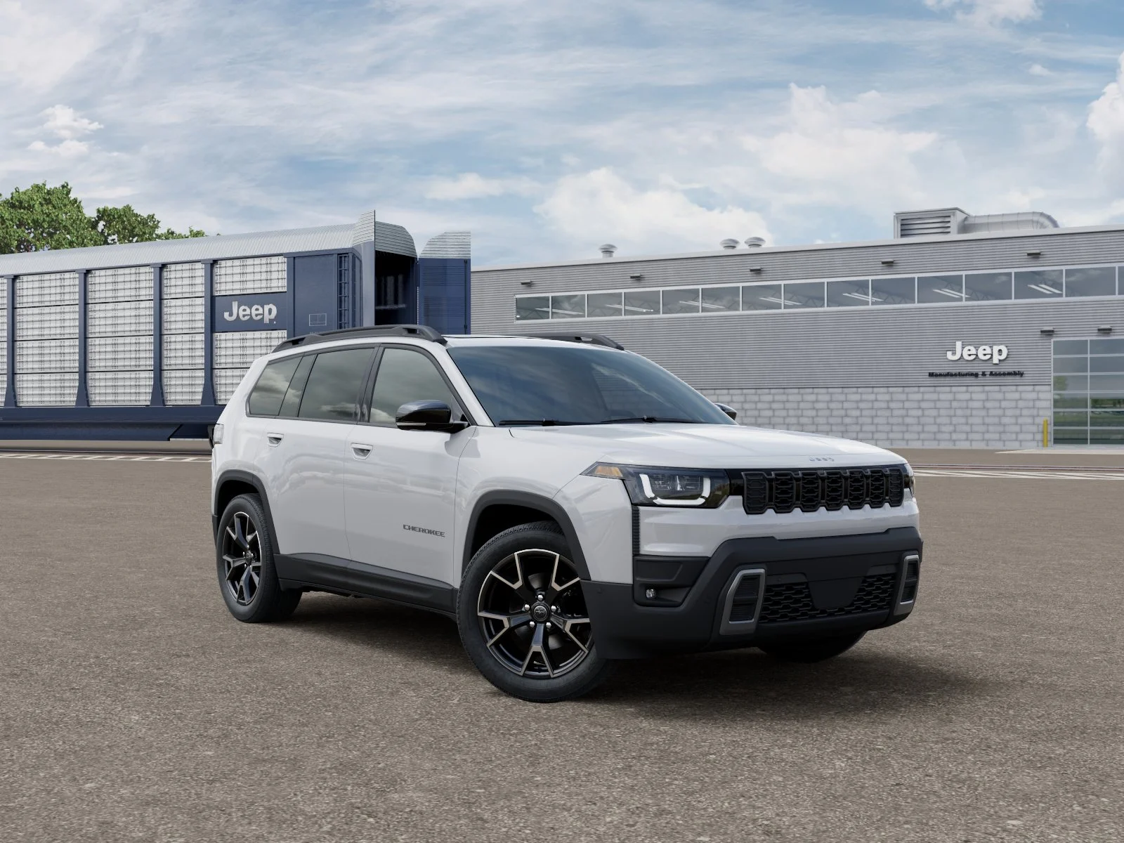 New 2026 Bright White Clear-Coat Exterior Paint Jeep Overland image 12