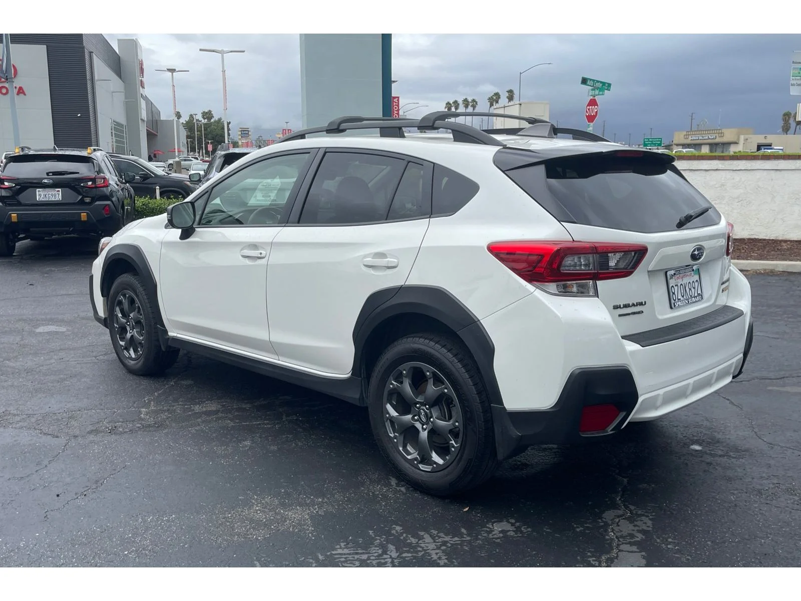 Used 2021 CRYSTAL WHITE PEA Subaru Sport image 3