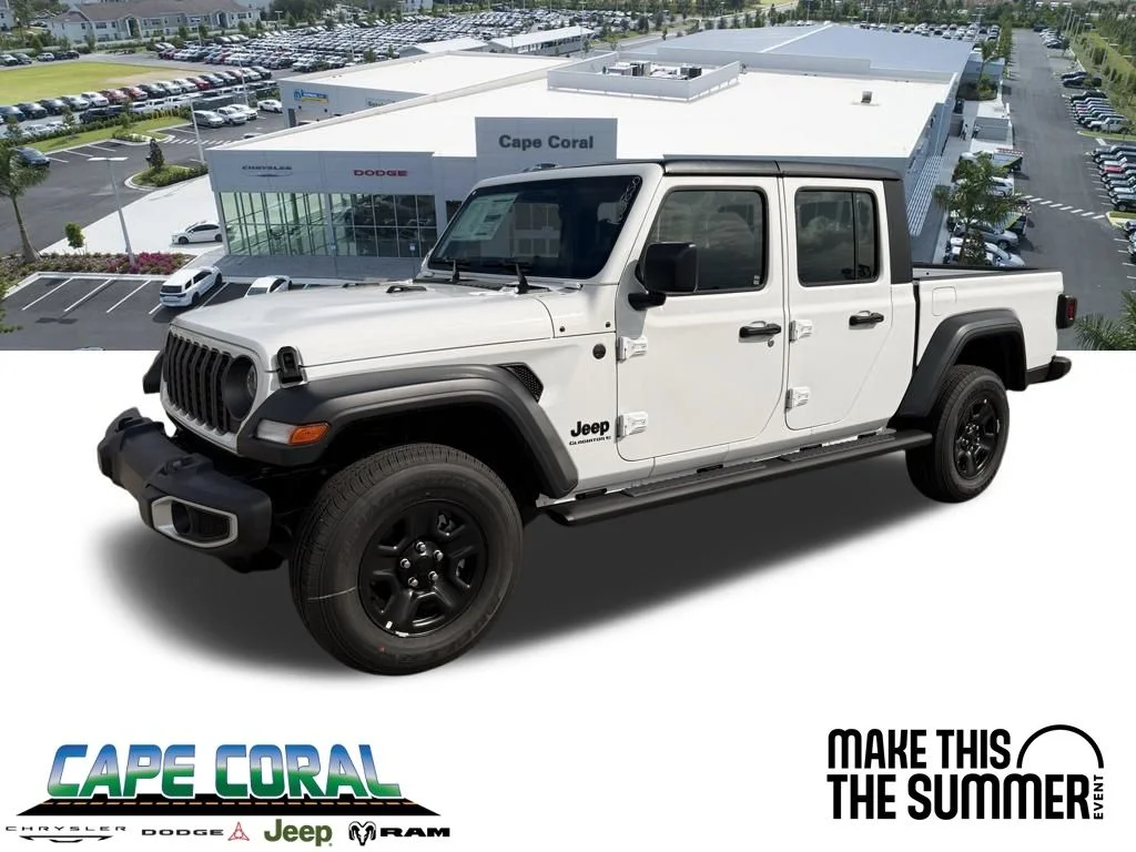 New 2026 Bright White Clear-Coat Exterior Paint Jeep Sport image 1