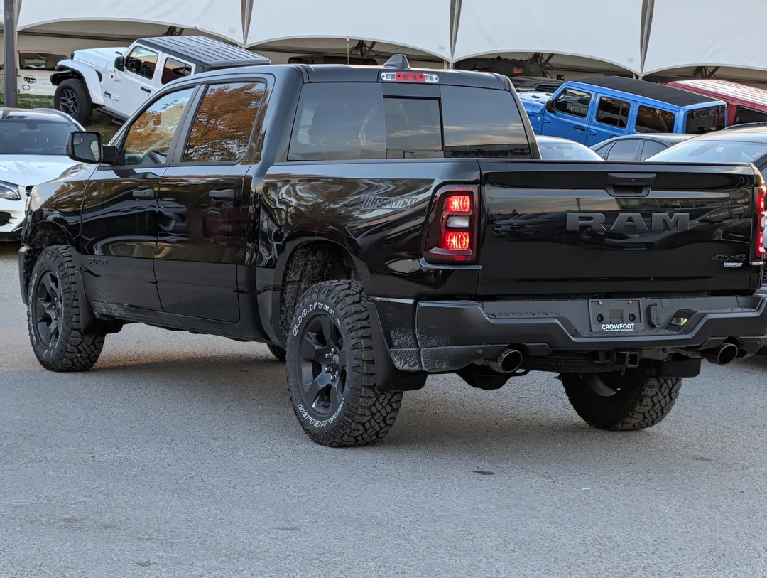 New 2026 Black RAM Warlock - - 4x4 - 3.0L Hurricane Twin Turbo - E-Locker Axle - 18 Black Wheels & More! image 6