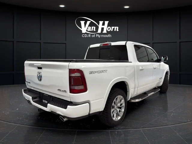 Used 2022 Bright White Clearcoat Ram Laramie image 7