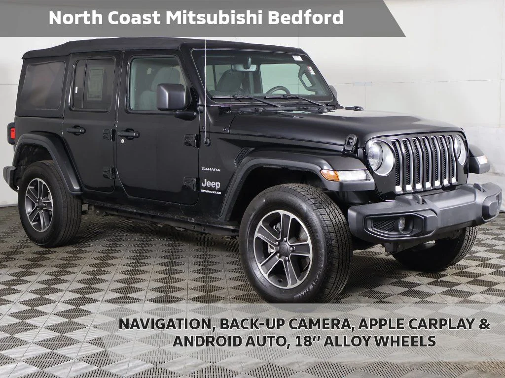 Used 2023 Black Jeep Sahara image 1