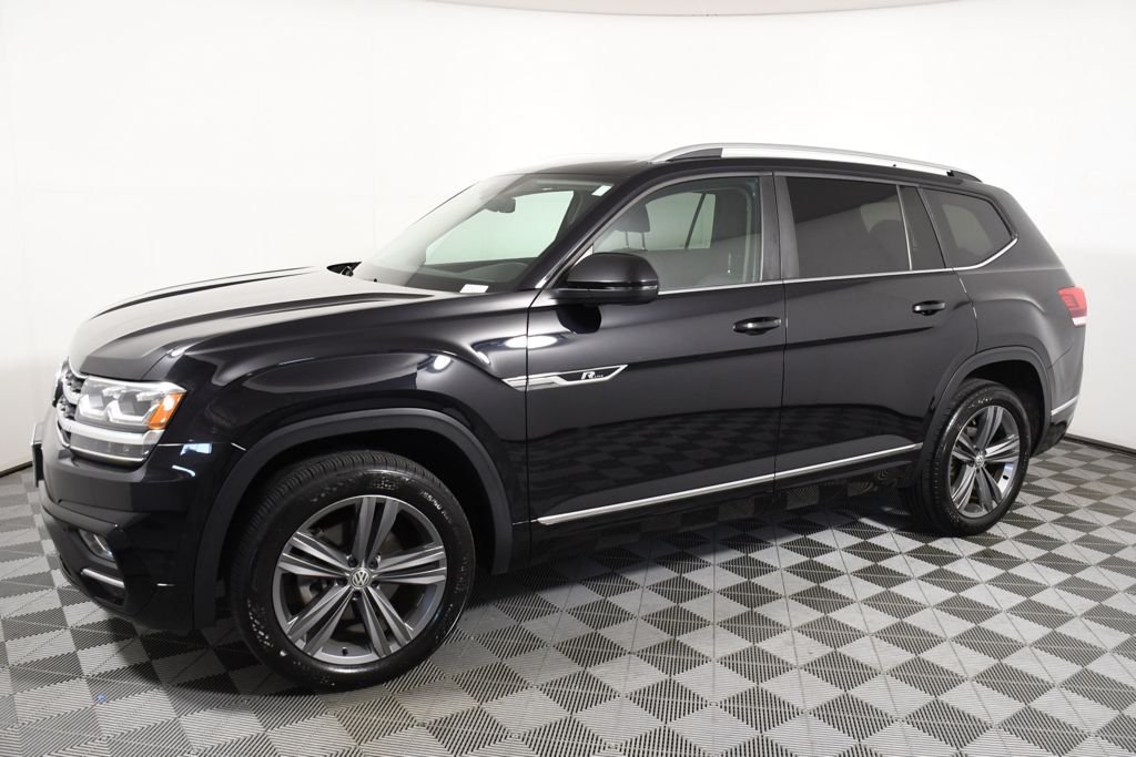 Used 2019 Volkswagen Atlas SEL R-Line with VIN 1V2RR2CA1KC575804 for sale in Richfield, Minnesota
