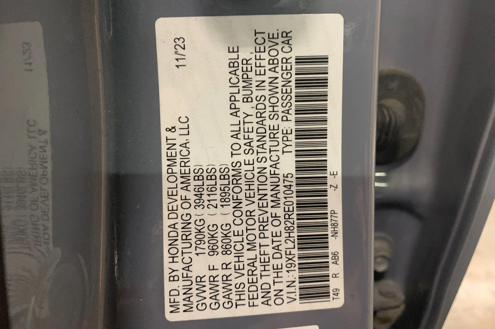 Certified Used 2024 Gray Pearl Honda Sport image 33