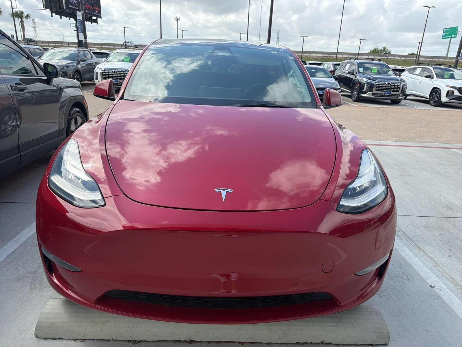 Used 2021 Tesla Model Y Long Range with VIN 5YJYGDEE2MF225201 for sale in Fort Worth, TX