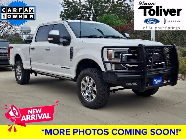 Used 2022 White Metallic Ford King Ranch image 1