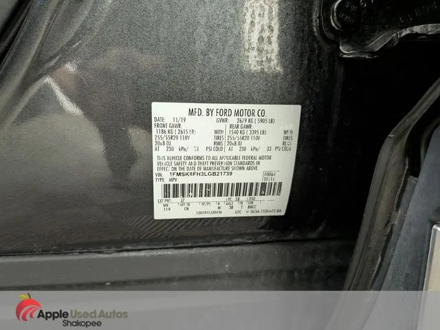 Used 2020 Gray Ford Limited image 52