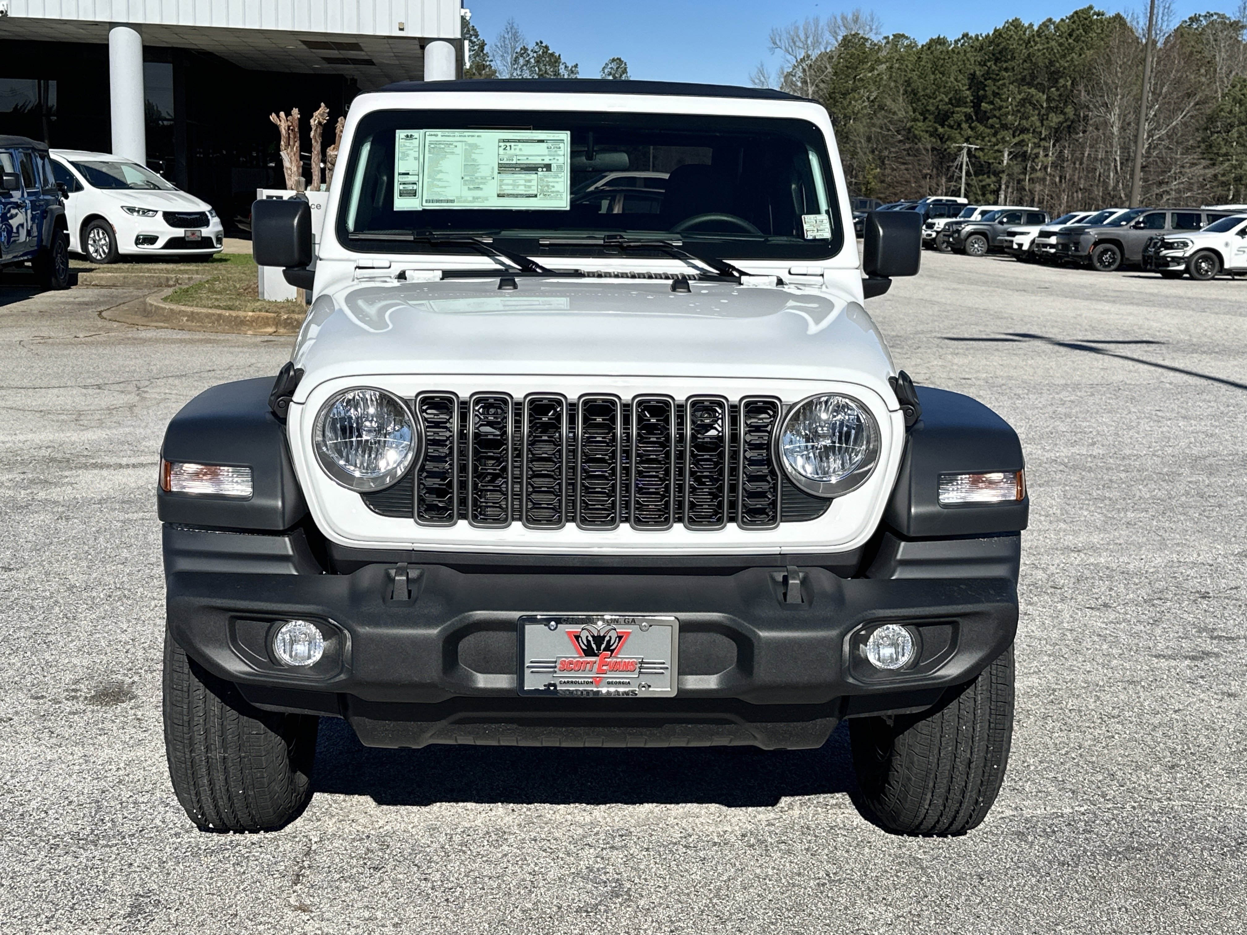 New 2026 Bright White Clearcoat Jeep Sport image 3