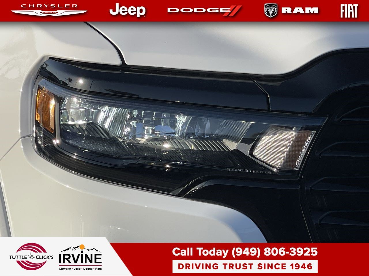 New 2026 Bright White Clear-Coat Exterior Paint RAM Laramie image 7