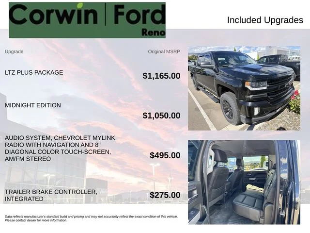 Used 2017 Black Chevrolet LTZ image 8
