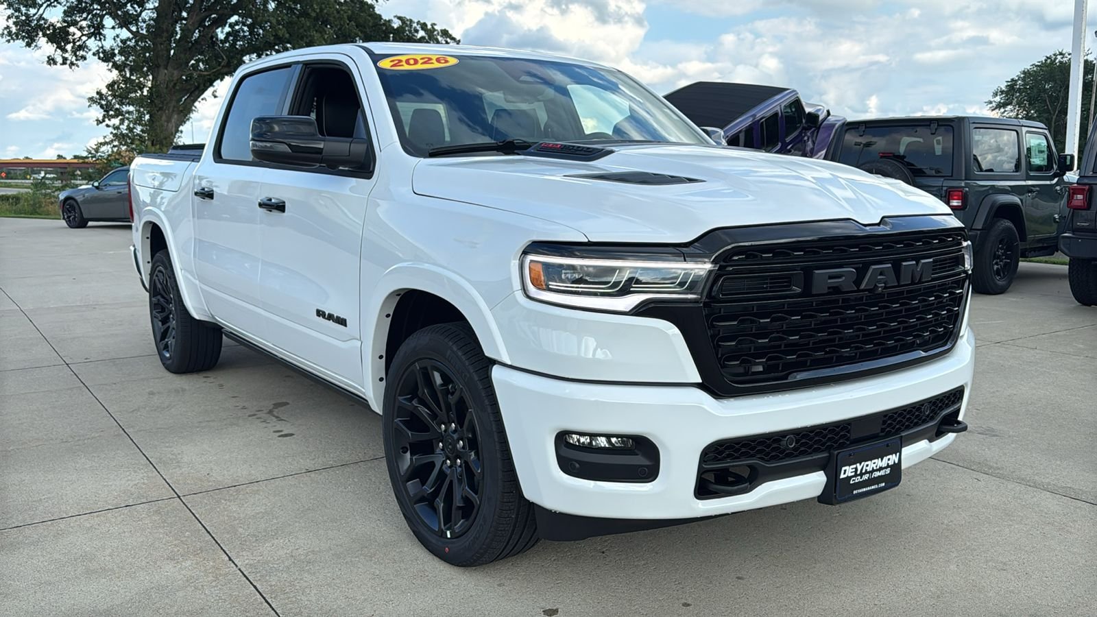 New 2026 Bright White Clear-Coat Exterior Paint RAM Limited image 2
