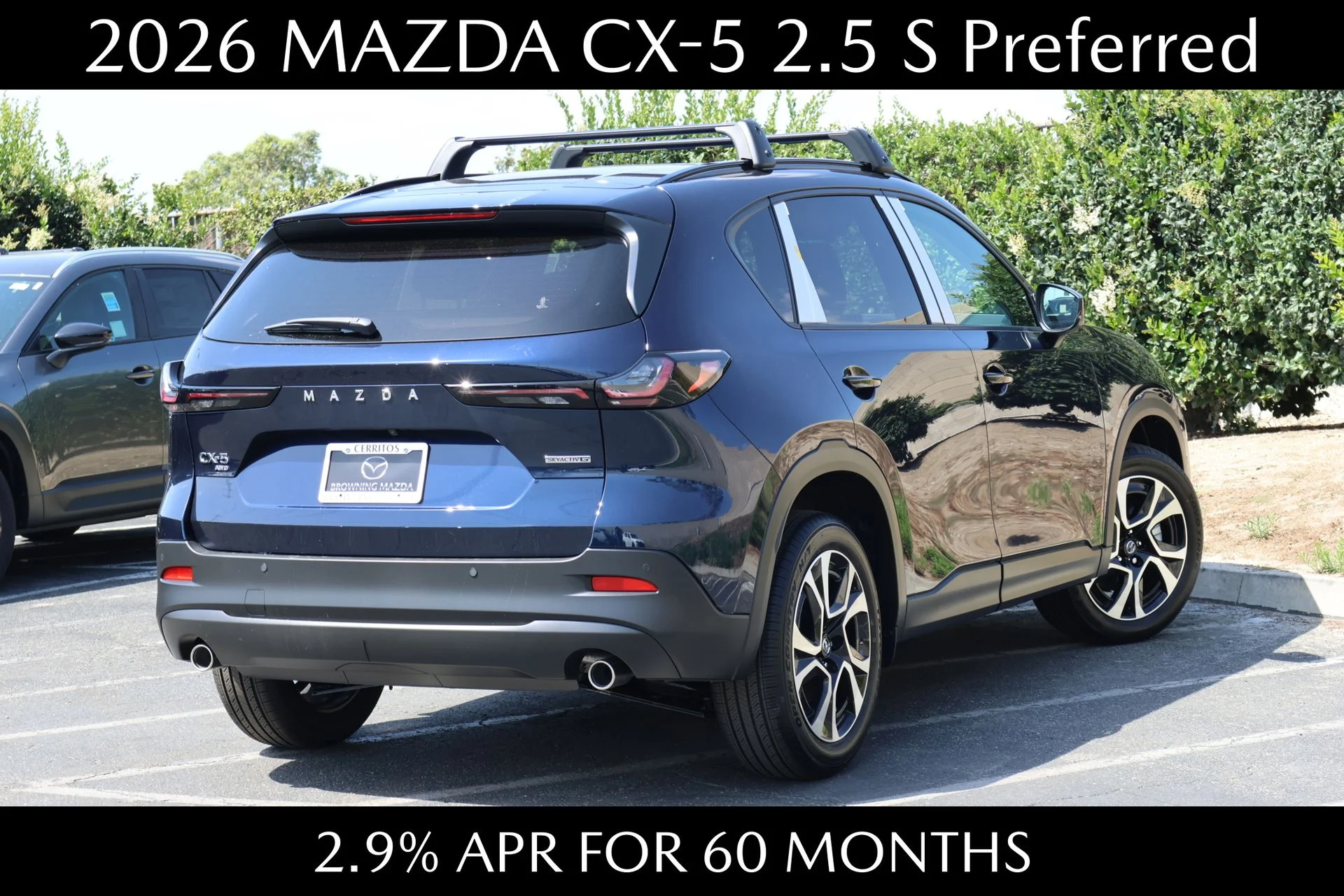 New 2026 Navy Blue Mica Mazda 2.5 S Preferred AWD image 2
