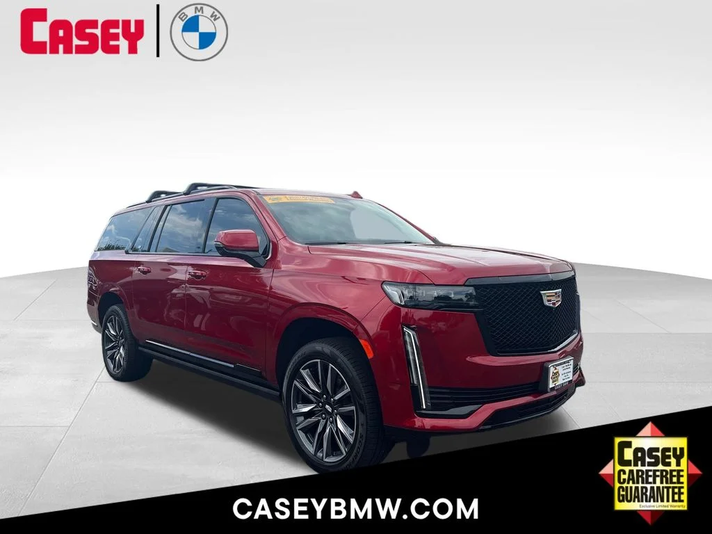 Used 2022 Red Cadillac Sport Platinum image 1
