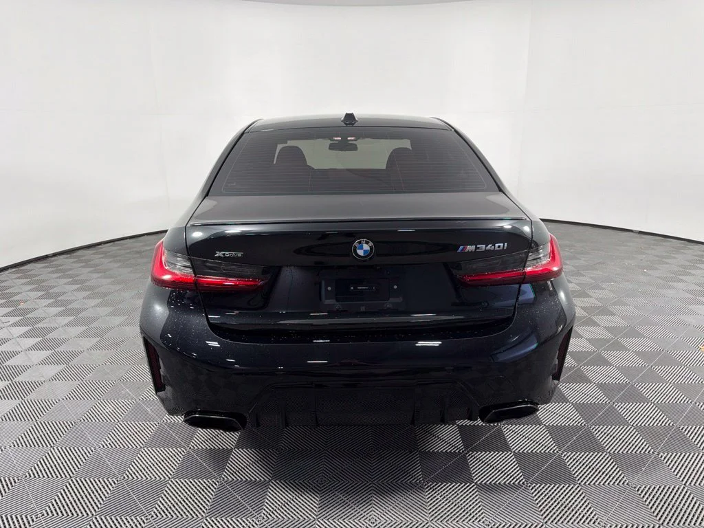 Certified Used 2025 Black Sapphire Metallic BMW M340i xDrive image 6
