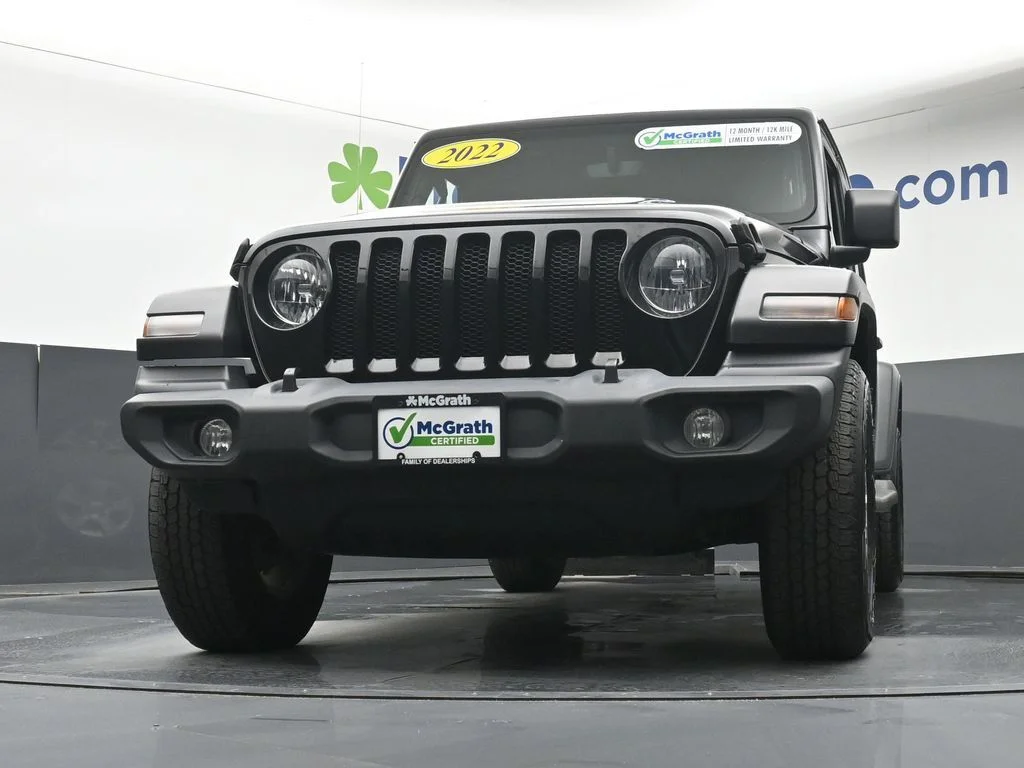 Used 2022 Black Jeep Unlimited Sport S image 8