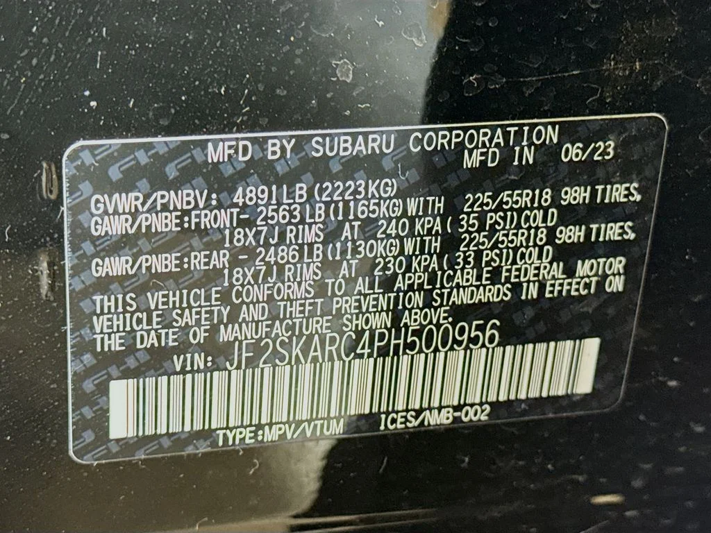 Used 2023 Black Subaru Touring image 42