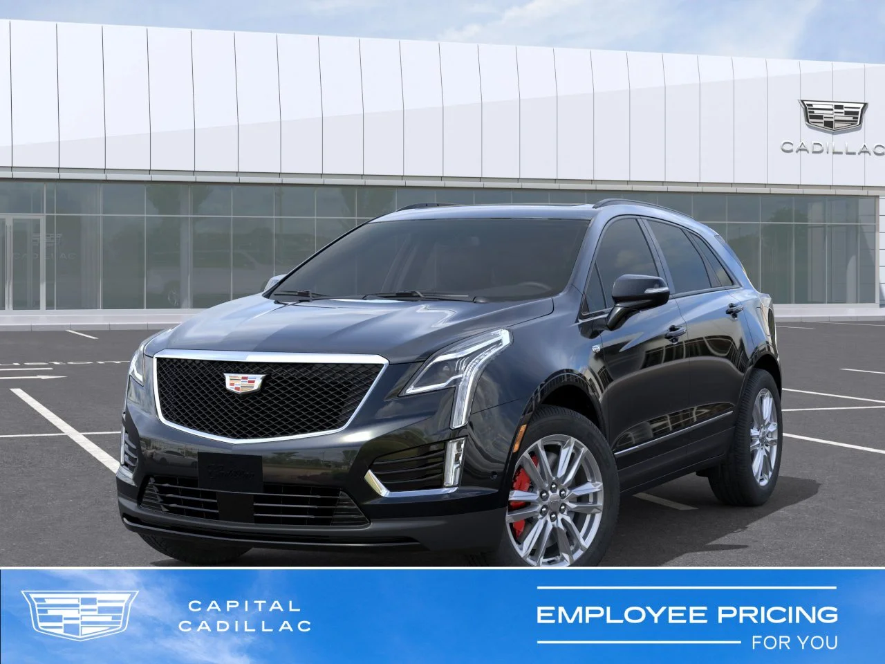 New 2026 Stellar Black Metallic Cadillac AWD Sport image 1